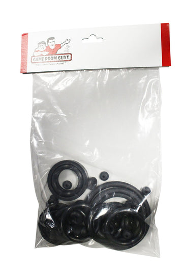 Game Room Guys Stern Pro Black Rubber Ring Kit Compatible with Ghostbusters Pinball Machine