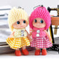 DDJYP 8 pcs Tiny Dolls Silicone Princess Mini Doll for Girls DIY Miniature Dollhouse Kit with Miniature Clothes, Decoration Little Dolls Christmas