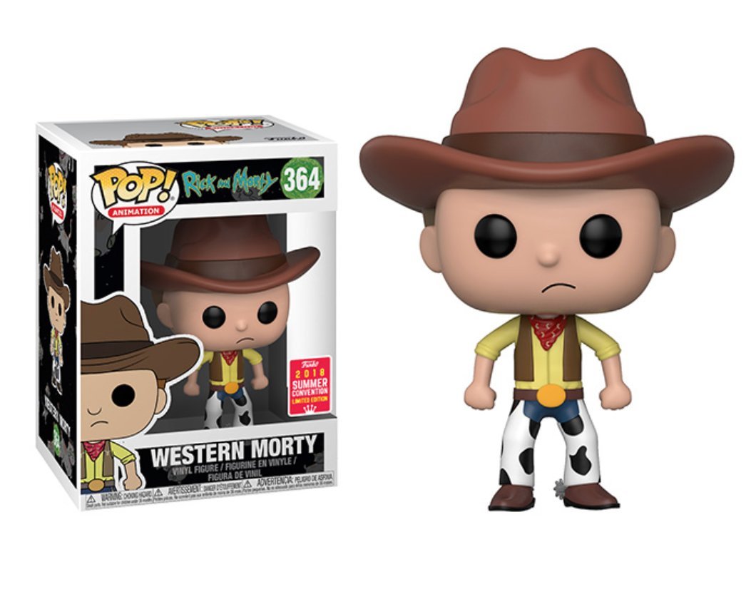 Funko Pop Rick and Morty Western Morty Summer Convention Exclusive
