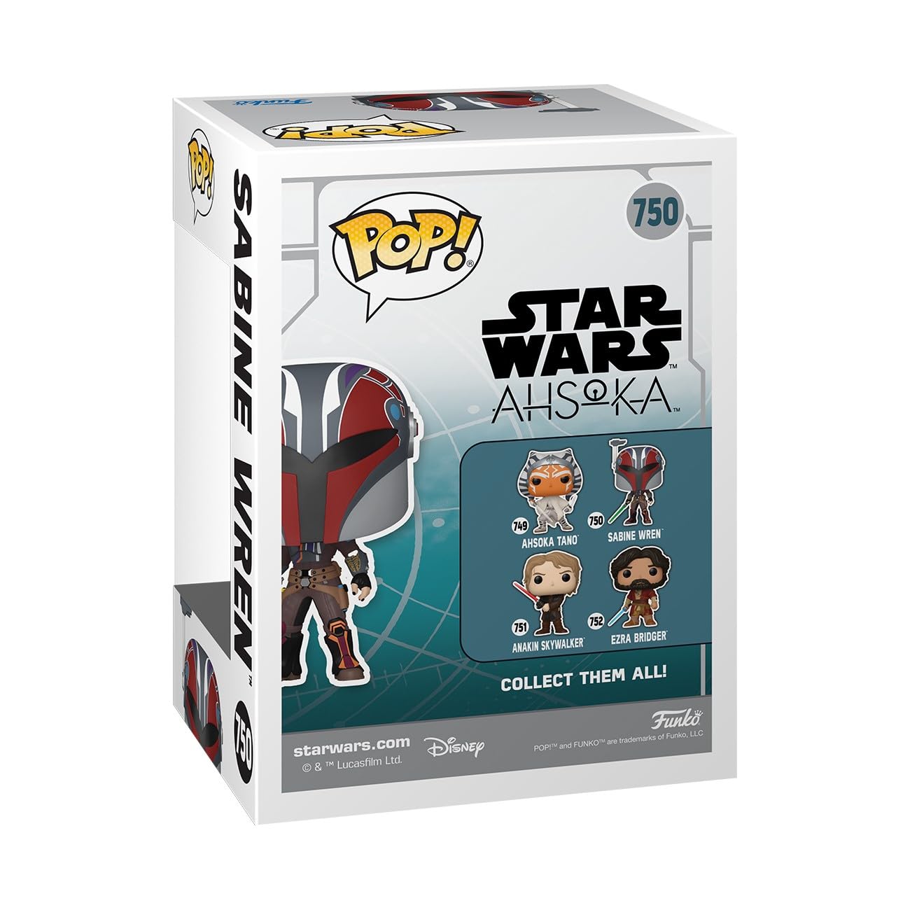 Funko POP Star Wars: Ahsoka - Sabine Wren - Star Wars Ahsoka - Collectable Vinyl Figure - Gift Idea - Official Merchandise - for Kids & Adults - TV