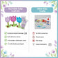 Fun Express 3-D Growing in His Word Tulip Craft Kit - Creative Kids Craft Activity for Religious Projects Home Church & Fun Events - Perfect