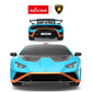 RASTAR by Lamborghini Huracan STO RC Car 1:24 Scale Remote Control Toy Car, R/C Model Vehicle for Kids Black RC - Blue