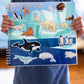 Animal Habitats Sticker and Coloring Book. 9 Habitats with Stickers and Coloring Pages. Engaging, Educational, Interactive, Fun, and Colorful.