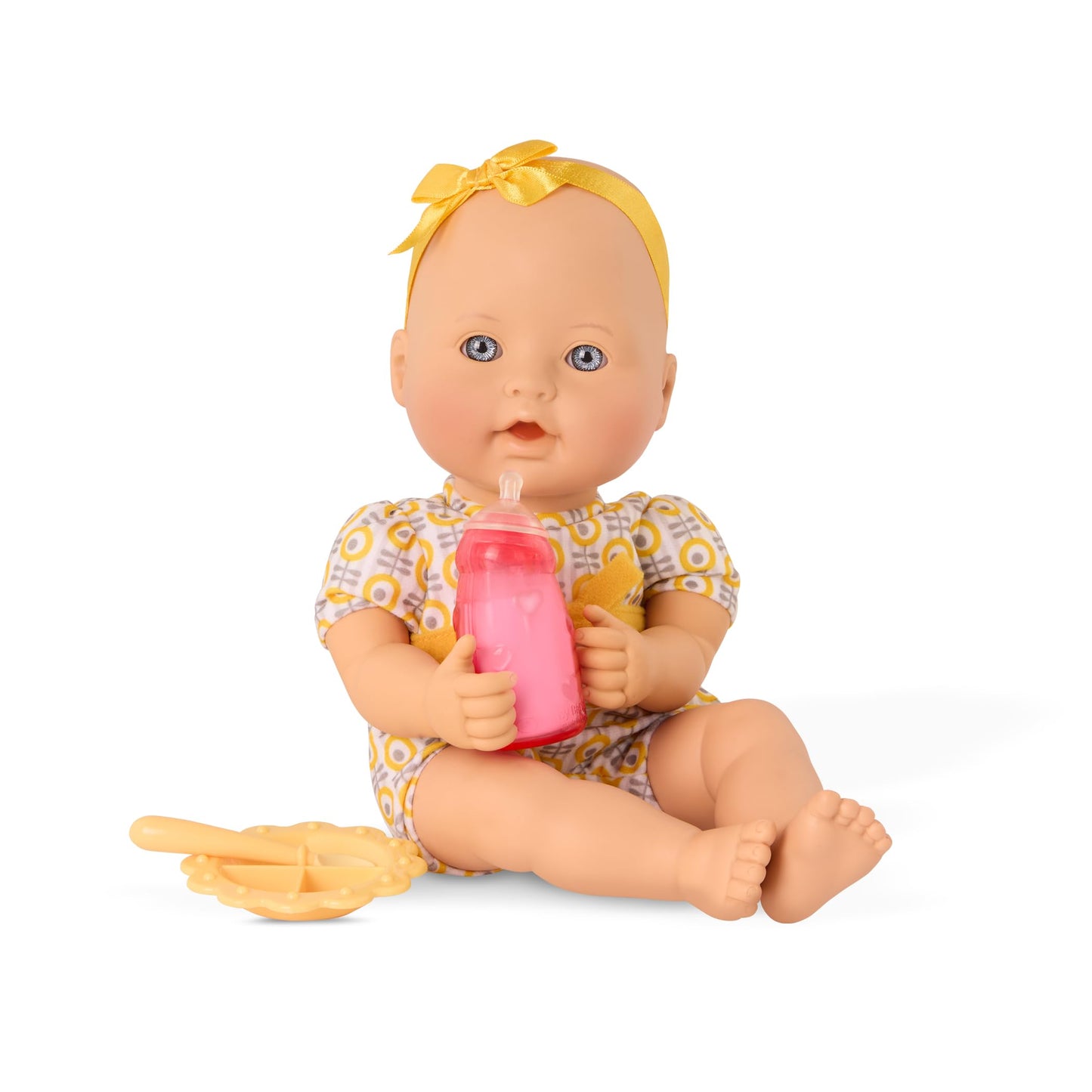Baby Sweetheart by Battat - Feeding Time 12-Inch Doll for Newborn with Soft Body & Easy - to - Read Story Book and Accessories