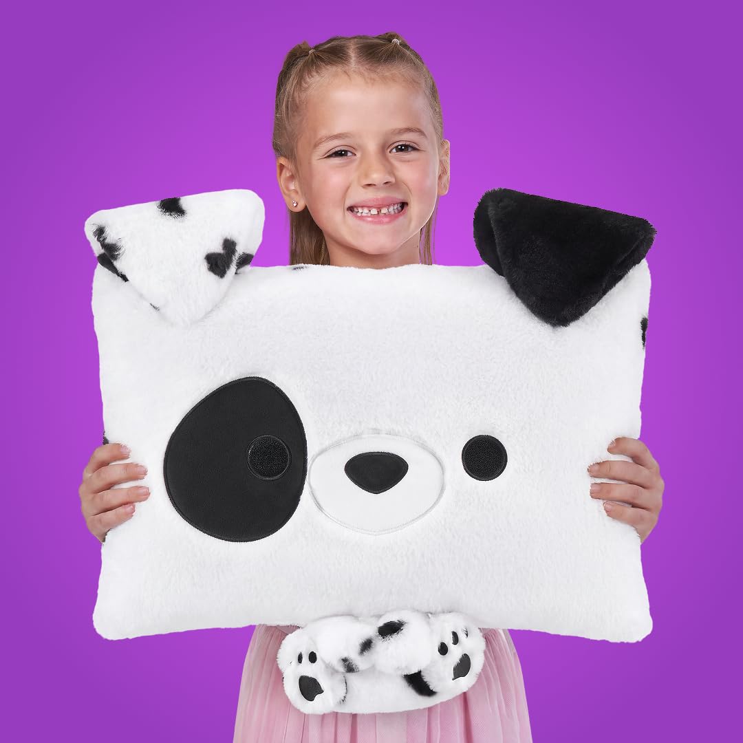 Pillow Peeps Series 1 Assorted Plush Pillow (Dalmatian) by ZURU, Cuddly Squishy Comfort Design, Ultra-Soft Materials, Adorable Snuggle Pal for Naps