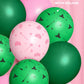 xo, Fetti Pink + Green Witch Latex Balloons - 24 pk, 12" | Birthday Decorations, Wizard Decor, Bachelorette Supplies, Girls Party Favor