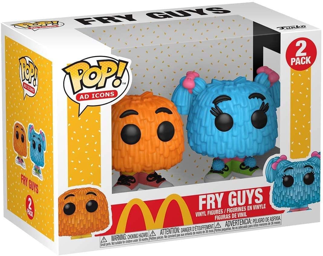 Funko Pop! Ad Icons: McDonald's - 2 Pack Fry Guy (Orange & Blue)