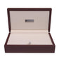 Silverman & Co. Double 6 Large White Domino Set - Brown Case