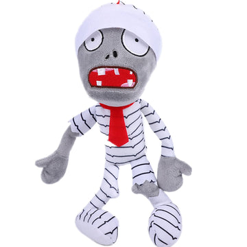 12" 1 PCS PVZ Plant and Zombies Plush Toys PVZ Figures 1 2 Stuffed Soft Doll Mummy Zombies Great Gifts for Boys and Girls New