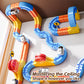 GRAUICI Electric Train Set,Car Track for Toddlers, for Kids 3 4 5 6 7 8 Years Old,Gravity-Defying 3D Embedded Layouts & Motorized Car,STEM Learning