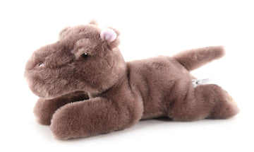 The Petting Zoo Hippo Stuffed Animal Plushie, Gifts for Kids, Earth Keeperz Wildlife Animals, Zoologee Grey Hippo Plush Toy, 10 inches