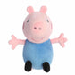 Aurora® Playful Peppa Pig™ George Pig Stuffed Animal - Officially Licensed Toys for All Fans - Perfect for Birthdays, Adults and Kids All Ages - Pink