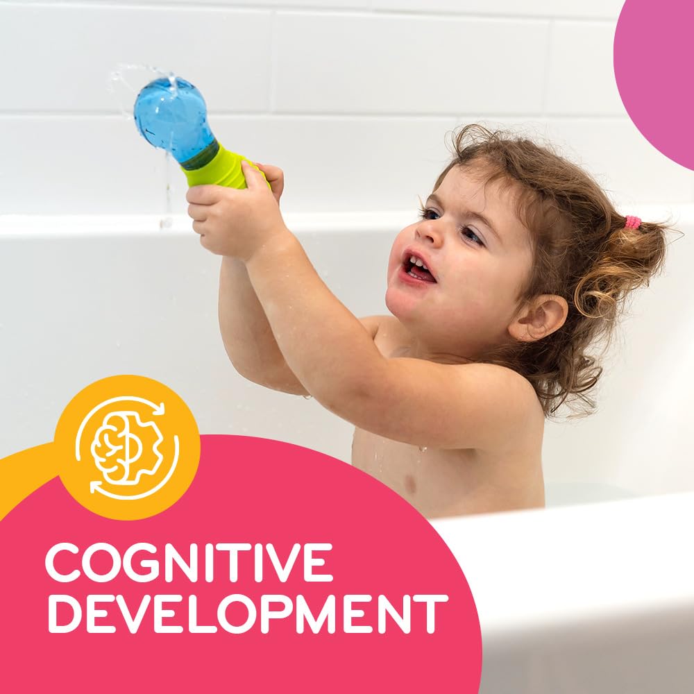 Mobi Skwooshlz Water Squeeze Bulbs - Silicone Baby Bath Toys, Baby Bathtub Toys for Toddlers, Latex and BPA Free, Food Grade Silicon, Easy to Clean
