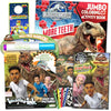 Jurassic World Camp Cretaceous Coloring Book Set with Stickers ~ Bundle with Chaos Theory Dino Coloring and Activity Book, Imagine Ink, Play Pack,