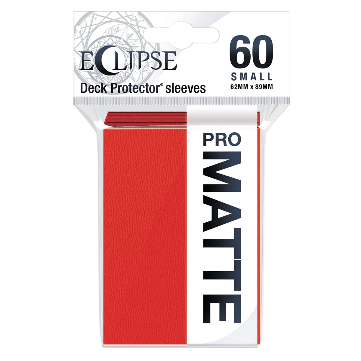 Ultra Pro - Eclipse Matte Small Sleeves 60 Pack - Apple Red