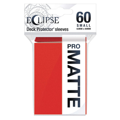 Ultra Pro - Eclipse Matte Small Sleeves 60 Pack - Apple Red