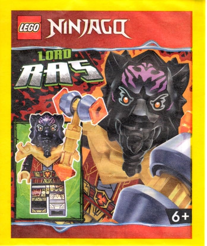 LEGO Ninjago Dragons Rising: Lord Ras Minifigure with Golden Hammer