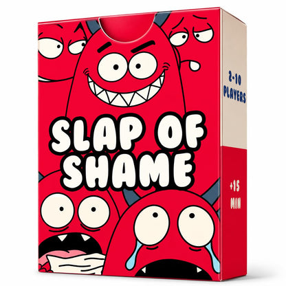 Slap of Shame - Fast Slap Card Game for Adults | Dares & Group Challenges | Funny Party Game for Game Night, Bachelorette & Friends Groups | 2-10