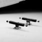 NOAHWOOD DIY Pro Fingerboard Truck 35mm (Silver Baseplate and Black Hanger) Ark Truck+Ice Wheel
