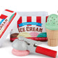 Melissa & Doug Scoop and Stack Ice Cream Playset, Magnetic Wooden Toys & Pretend Play Kitchen Accessories, Preschool Learning Toys for Girls & Boys 3+