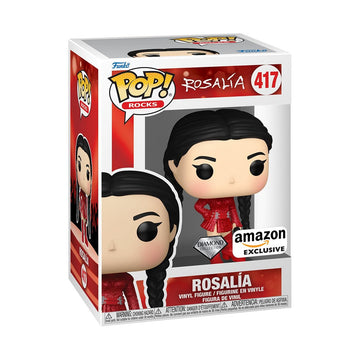 Funko Pop! Rocks: Rosalia (Bizcochito) - Diamond Glitter - Amazon Exclusive - Collectable Vinyl Figure - Gift Idea - Official Merchandise - Toys for
