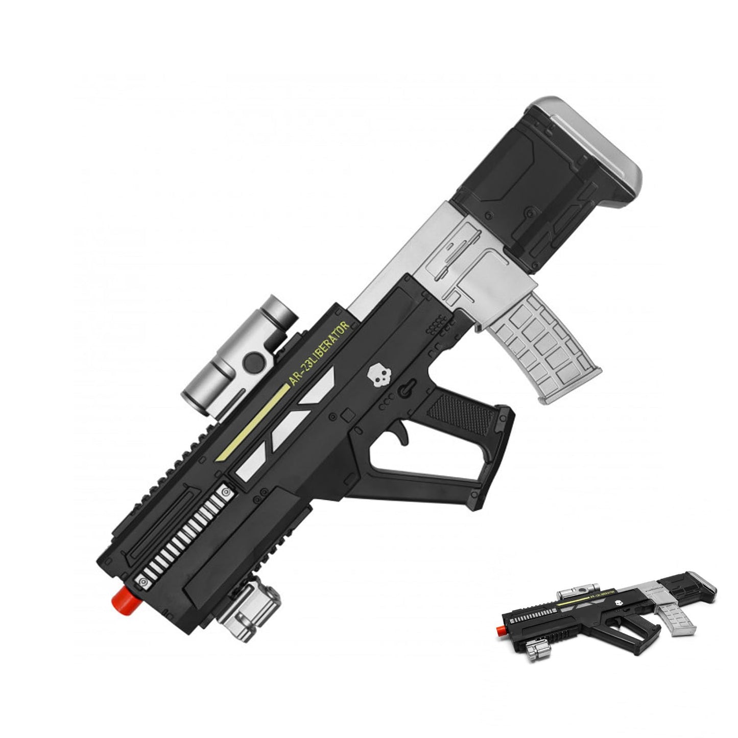 29 Inch Foam Prop 1:1 Scale Replica Cosplay Gun Lightweight EVA Realistic Design for Display & Role Play Halloween Collection