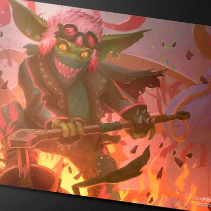 Ultra PRO - Aetherdrift Redshift, Rocketeer Chief Playmat for Magic: The Gathering, Use as Mousepad, Desk Mat, Protects MTG Cards During Gameplay, TCG