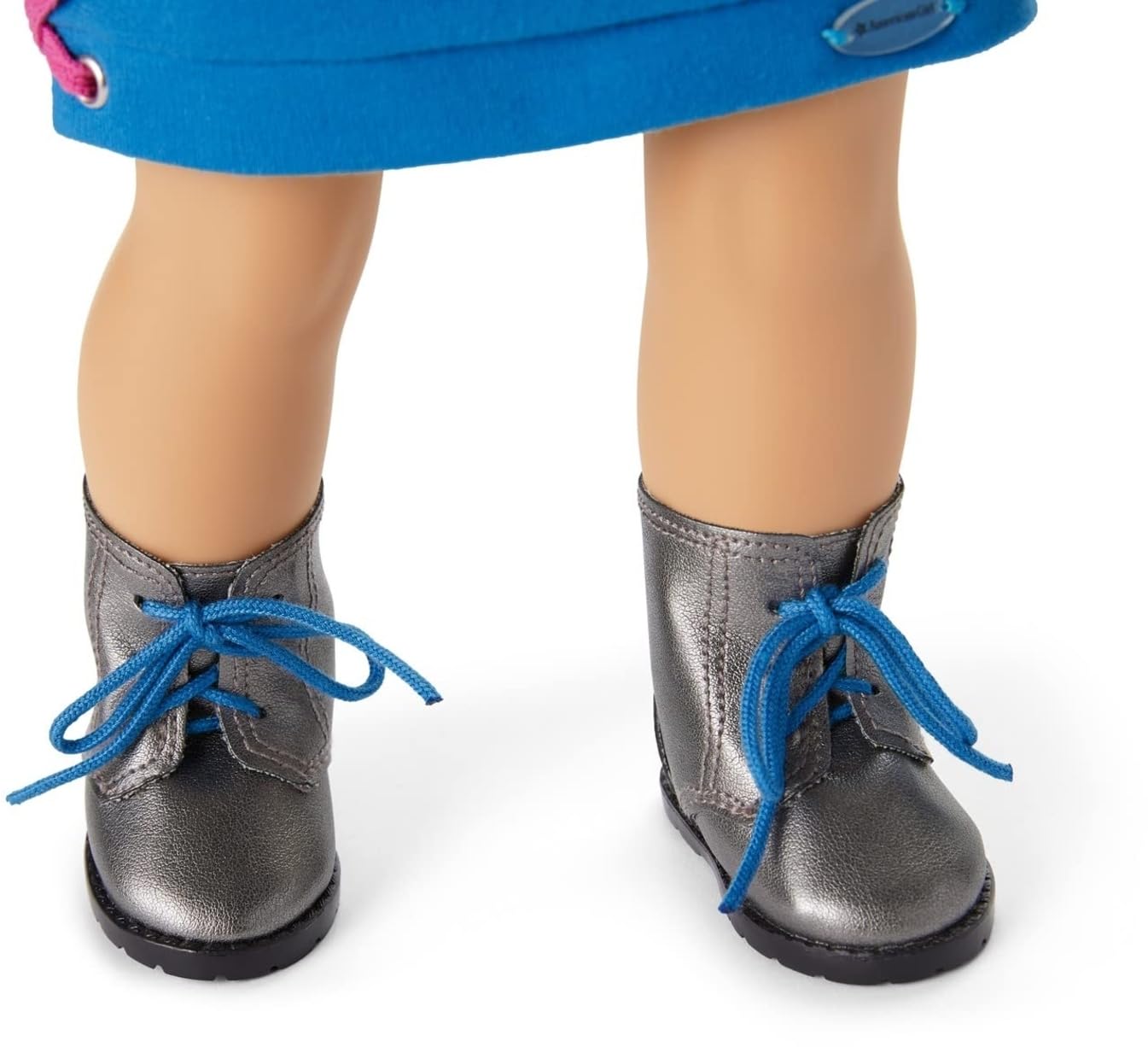 American Girl Truly Me 18-inch Doll #90 with Blue Eyes, Long Blue Hair, and Lt-to-Med Skin in Skater Dress, For Ages 6+