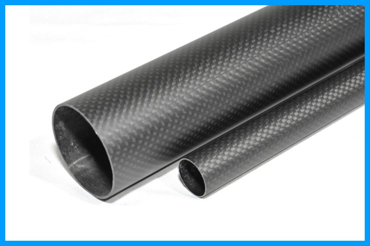 WHABEST OD 16mm - ID 15mm X 500mm Langth Matte 100% Full Carbon Composite Material/ 3k Carbon Fiber Tubes/Pipes. Quadcopter Hexacopter. RC Plane/RC