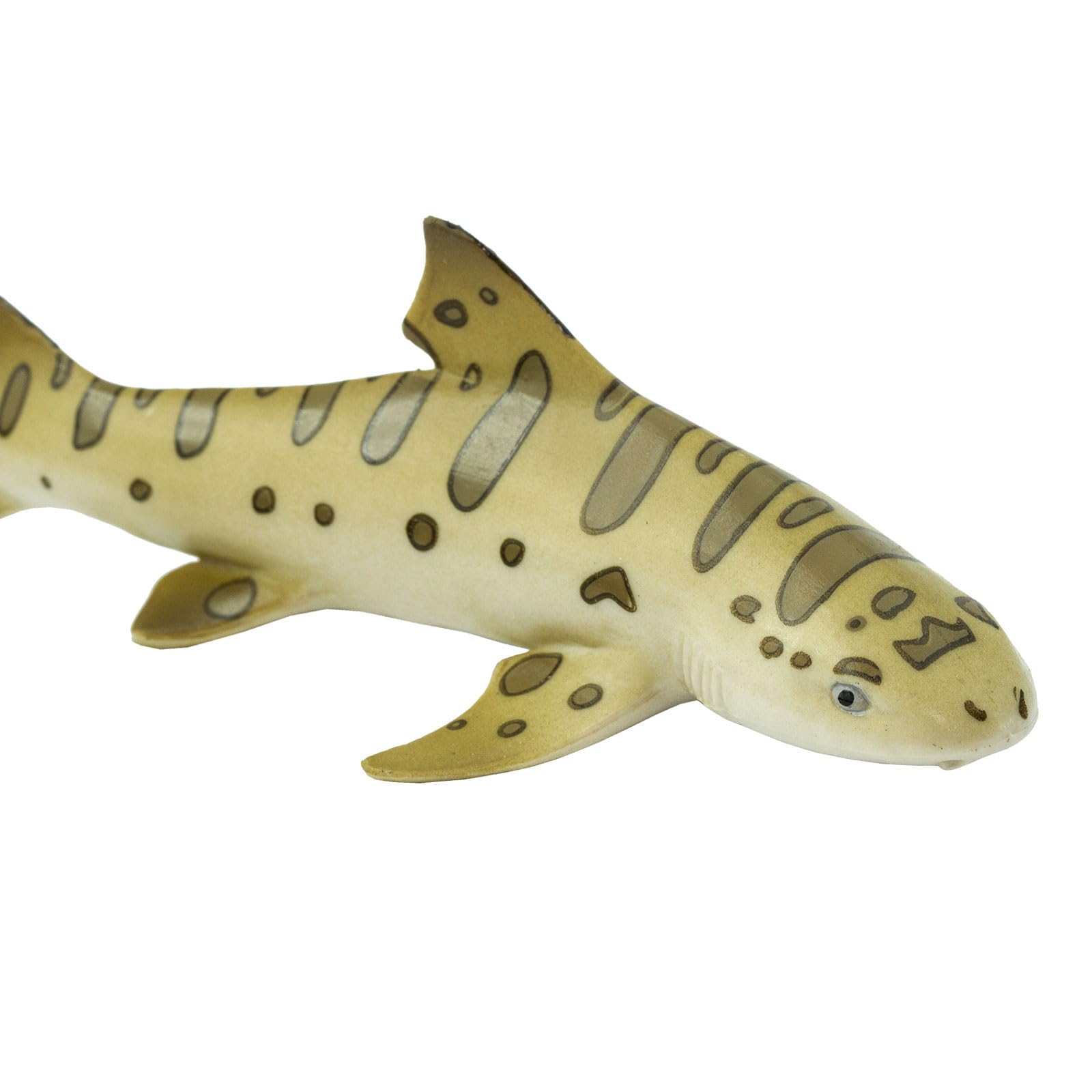 Safari Ltd. Leopard Shark Figurine - Detailed 5.5" Plastic Model Figure - Fun Educational Play Toy for Boys, Girls & Kids Ages 3+