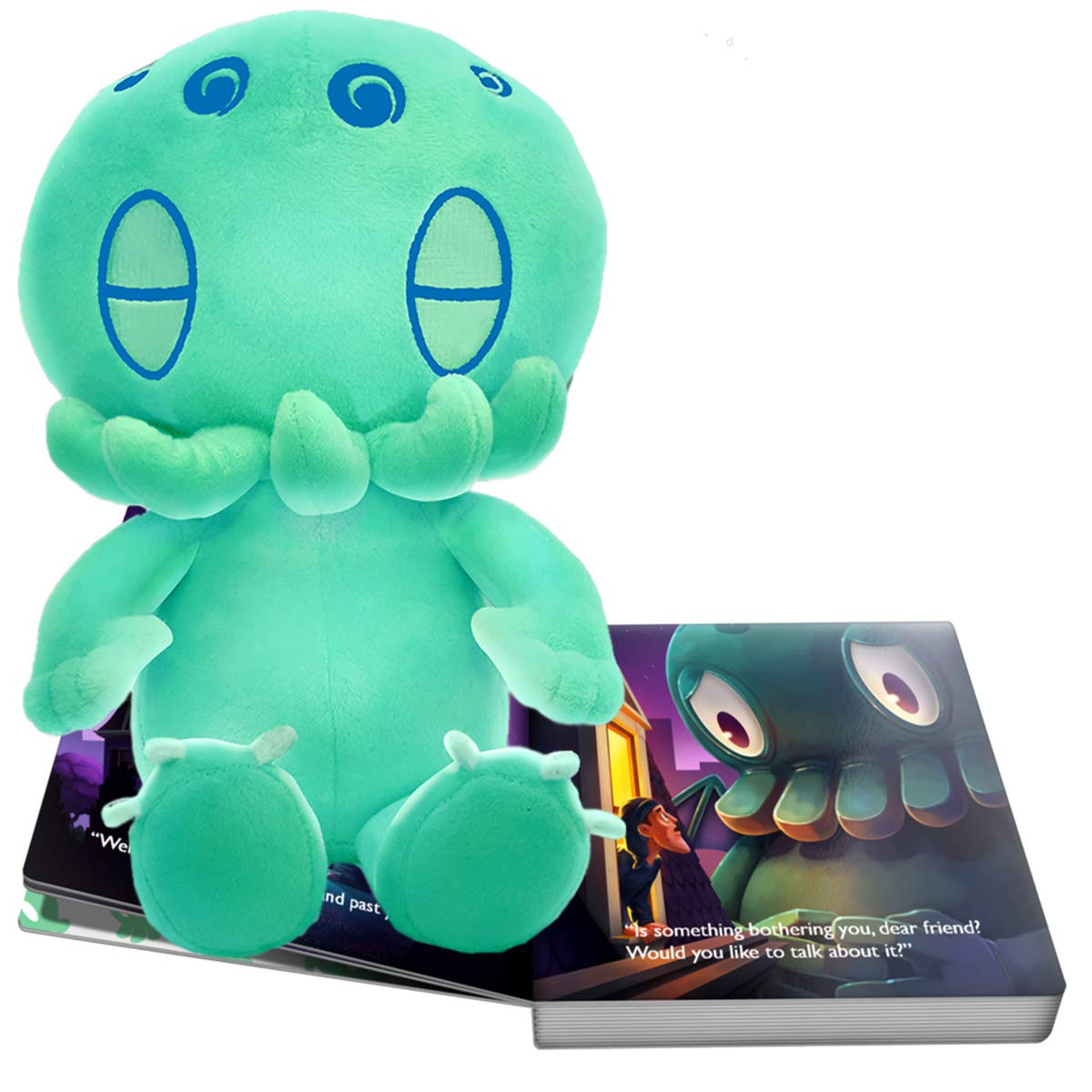 C is for Cthulhu Sweet Dreams Cthulhu & Glow-in-the-Dark Plush Bedtime Bundle (Standard Plush (12 inches))