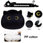 AudeRhine 10'' Cute Black Cat Plush Toys, Soft Pillow Squishy Plushies, Kawaii Cat Stuffed Animals for Home Decoration, Gift for Cat Lovers, Kids