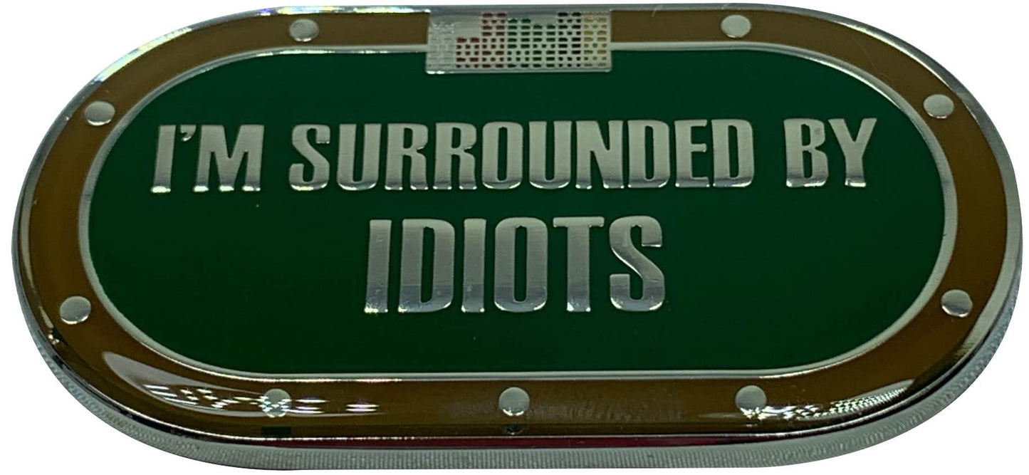 Poker Weight Surrounded By Idiots Card Guard