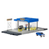 Matchbox Action Drivers Auto Shop Playset with 1 Chevy Silverado, Moving Parts & Figures, Toy for Kids 3 Years Old & Up