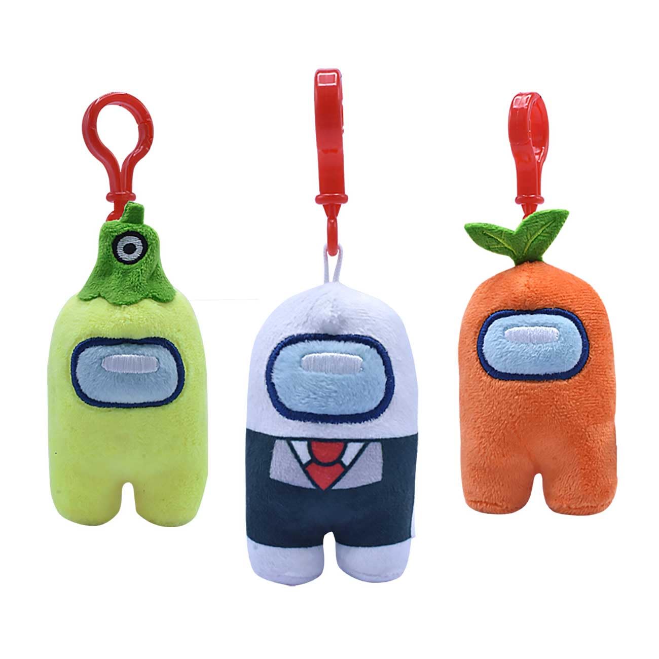 Just Toys LLC Among US 3" Plush Backpack Hangers