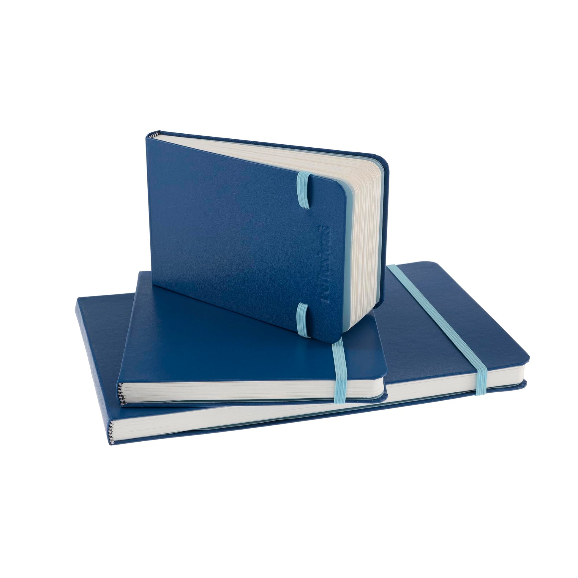 Creative Mark Hard Leather Bound Field Sketch Book [48 Pages - 5.9 x 9.4] with Elastic Strap, Ideal for Artist, Micro Perforated White Papers, Perfect