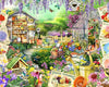 Ceaco - EZ2Hold - Kate Ward Thacker - Animal Garden Party - 1000 Piece Jigsaw Puzzle for Adults - Challenging Puzzle Perfect for Game Nights