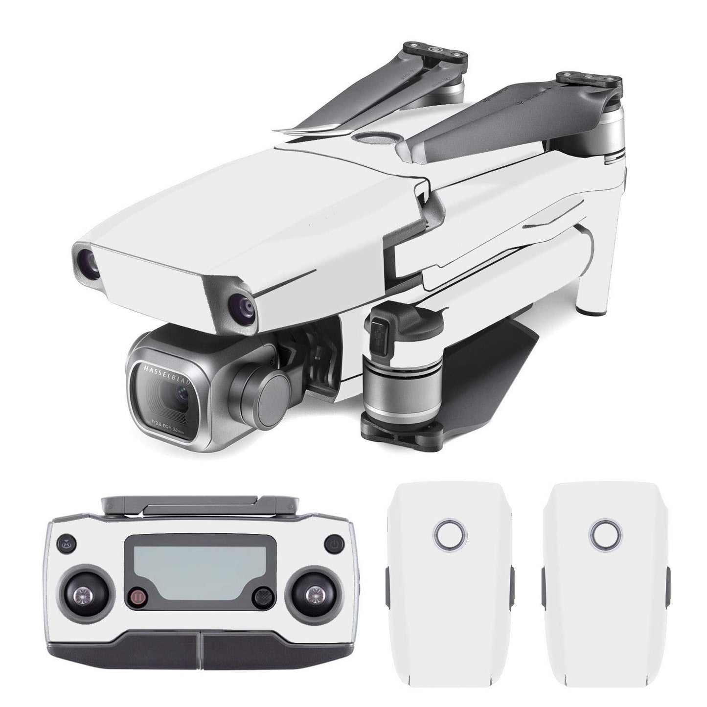 SopiGuard 3M Matte White Vinyl Sticker Skin for DJI Mavic 2 Pro/Zoom