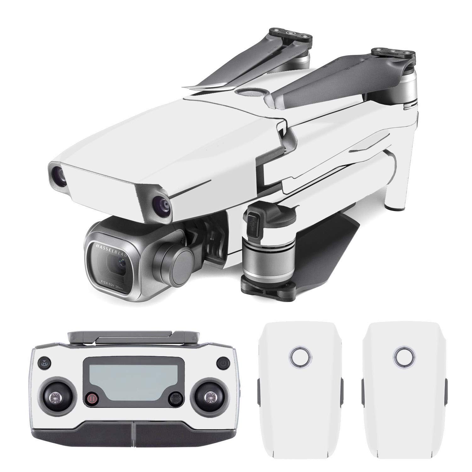 SopiGuard 3M Matte White Vinyl Sticker Skin for DJI Mavic 2 Pro/Zoom