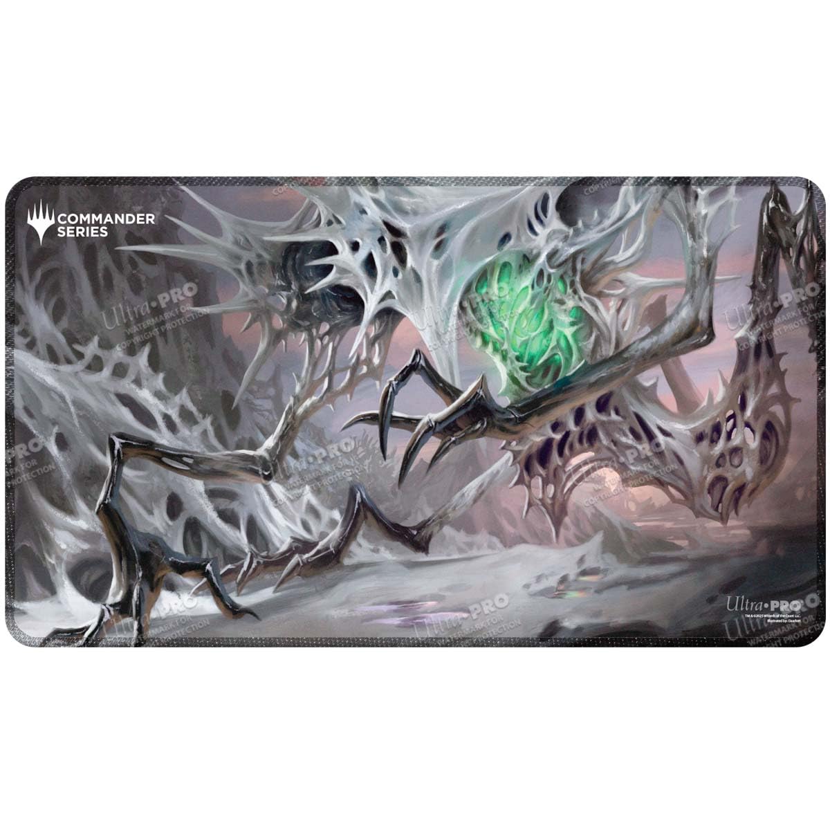 Ultra PRO - Commander Series #5 - Three Color Wedge - Yarok Stitched Playmat for Magic: The Gathering | Use as Mousepad, Desk Mat, Protects MTG Cards