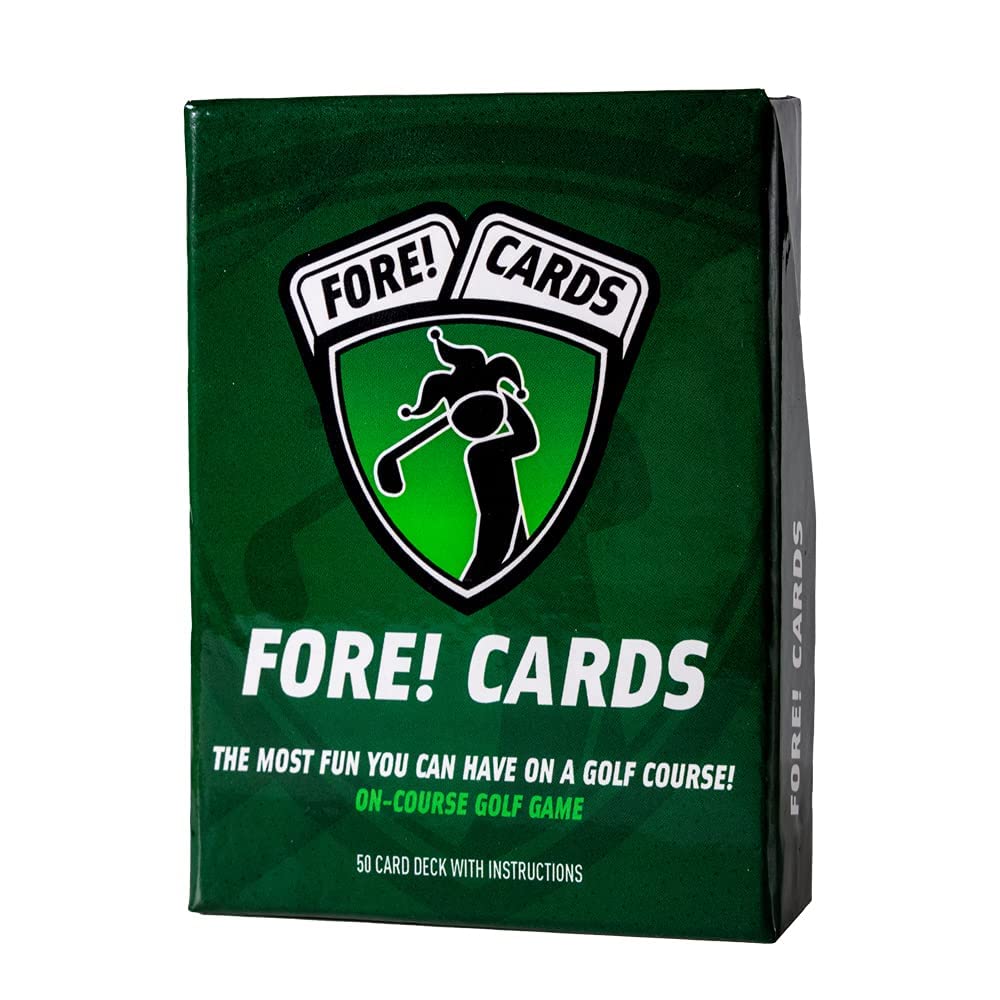 Fore Cards On Course Golf Game - Interactive Golf Card Game for Fun, Strategy & Competition - Mix Classic & Unique Formats - Fore Cards Golf Games