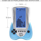 CZT Retro Brick Game Console Big Blue Backlight Screen Built-in 23 Games Tank Battle/Racing Can Plug Headphone Nostalgic Puzzle Pocket Handheld