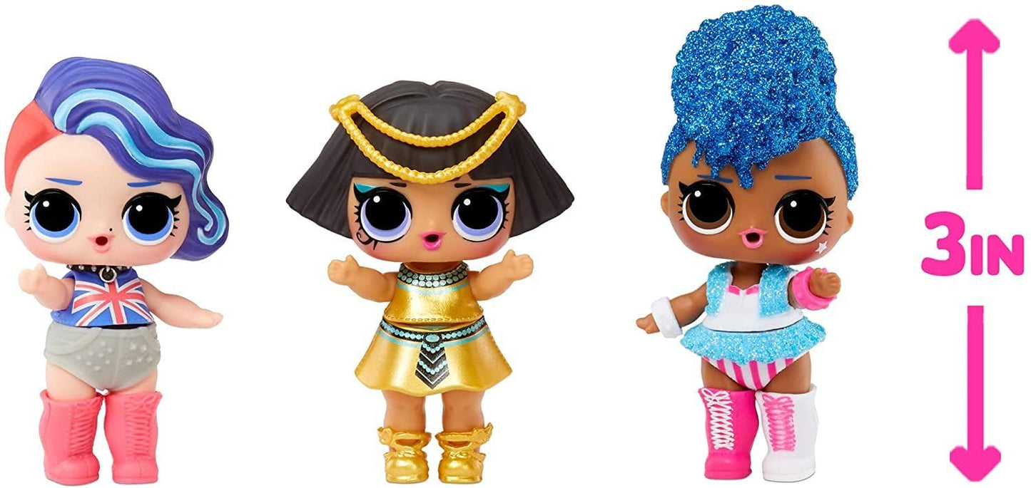 L.O.L. Surprise! World Travel™ Dolls with 8 Surprises Including Doll, Fashions, and Travel Themed Accessories - for Girls Age 4+