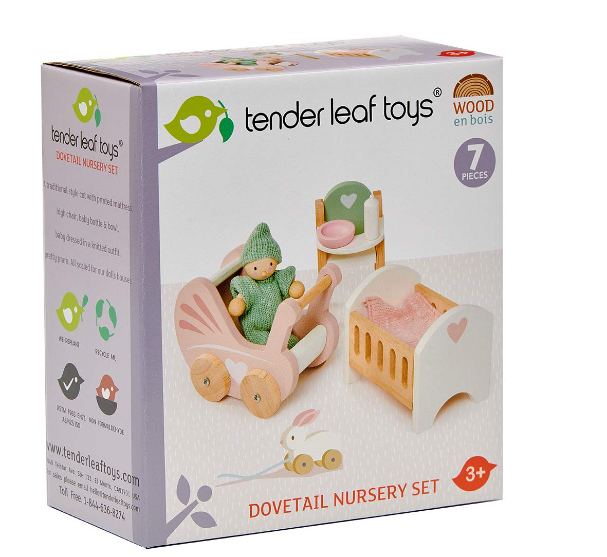 Tender Leaf Toys - Dollhouse Accessories - Detailed Wooden Furniture Sets and Room Decor - Encourage Creative and Imaginative Fun Play for Children