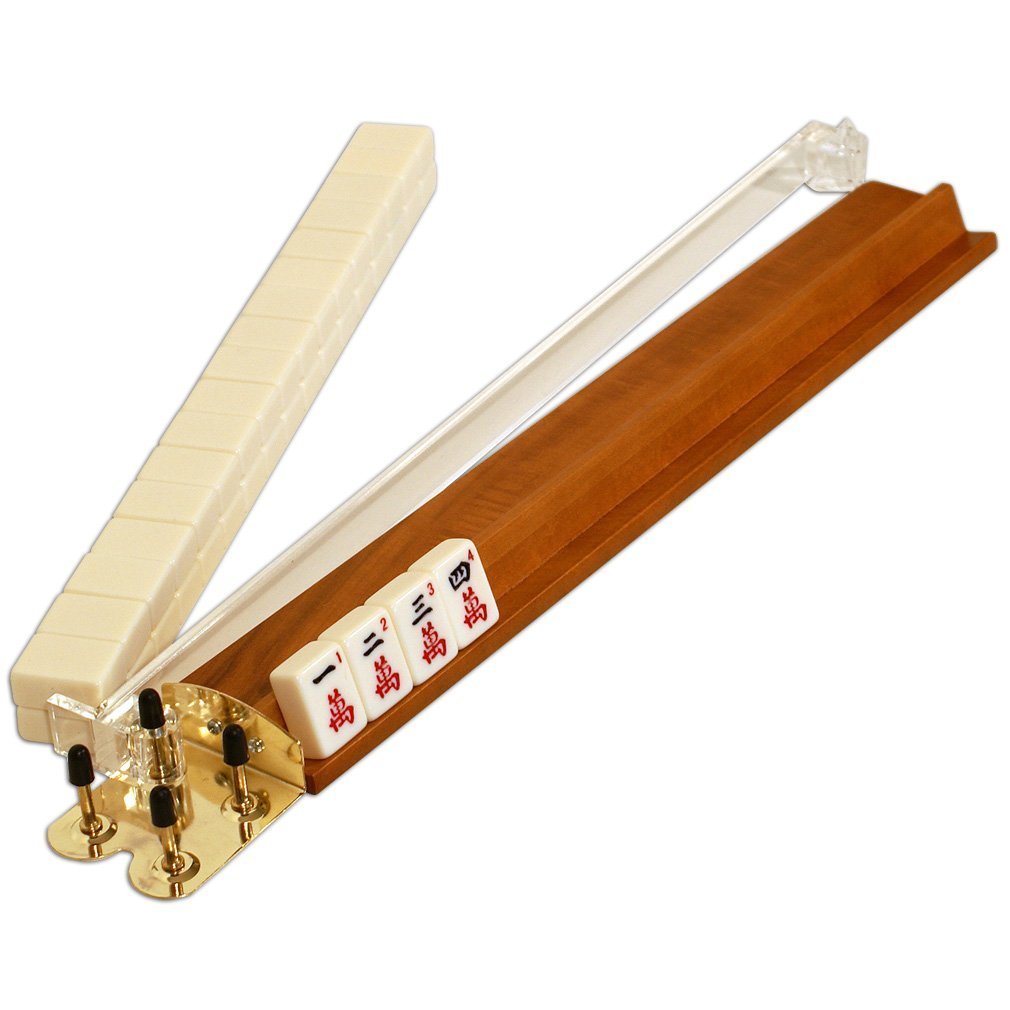 Clear Acrylic Mahjong Pushers 18'' Set of 4 by C&H Solutions
