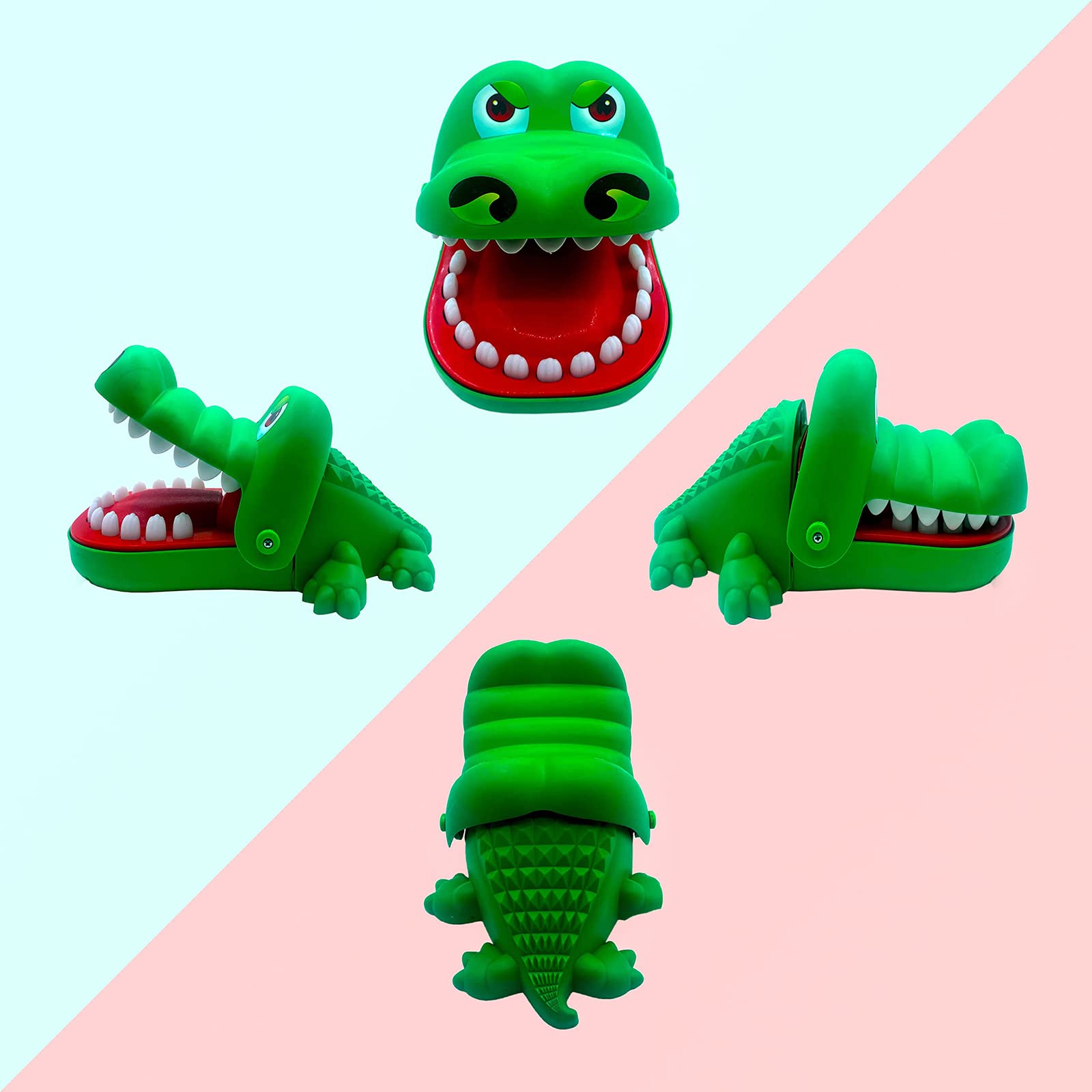 MAYTRBOU Crocodile Game for Kids Alligator Teeth Game Large Size Biting Finger Toys (Big Crocodile)