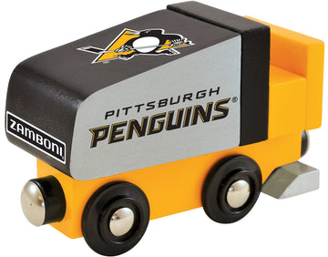 MasterPieces Wood Zamboni - NHL Pittsburgh Penguins - Officially Licensed Toddler & Kids Toy