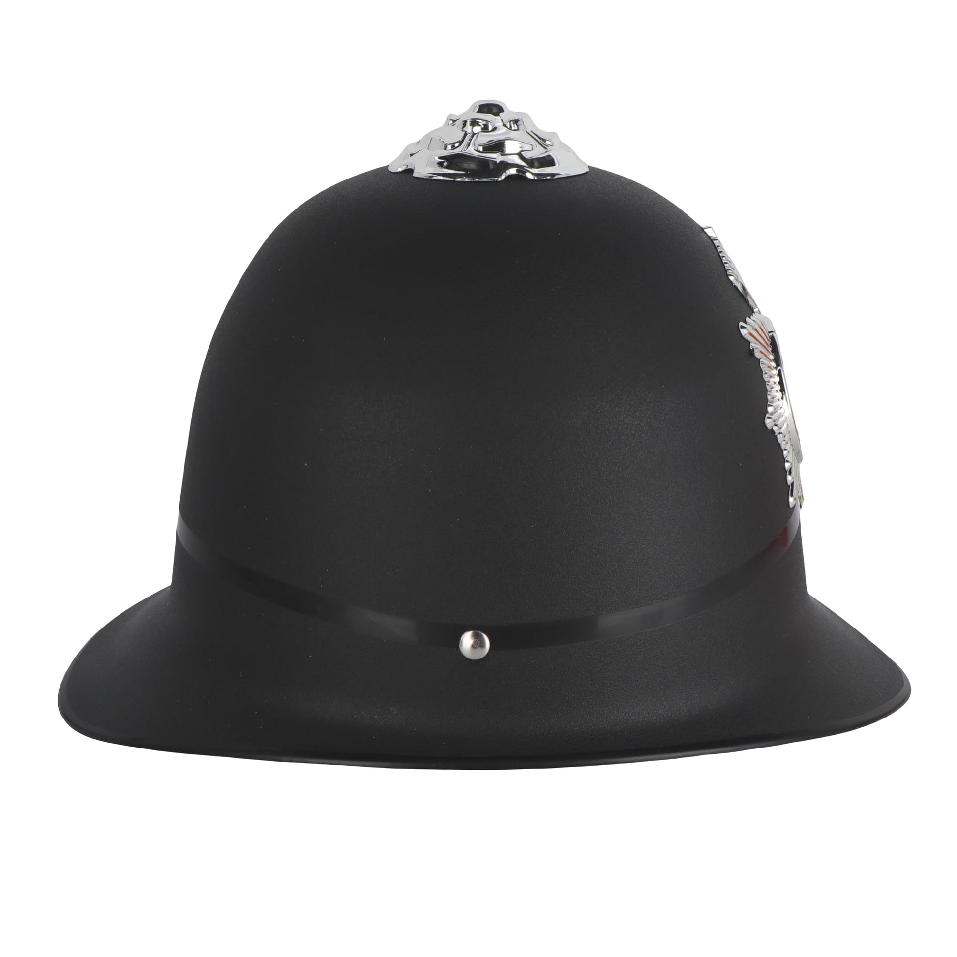 3 Pack Helmet Hat for Halloween Party Costumes (British Bobby Policeman Cop Officer)