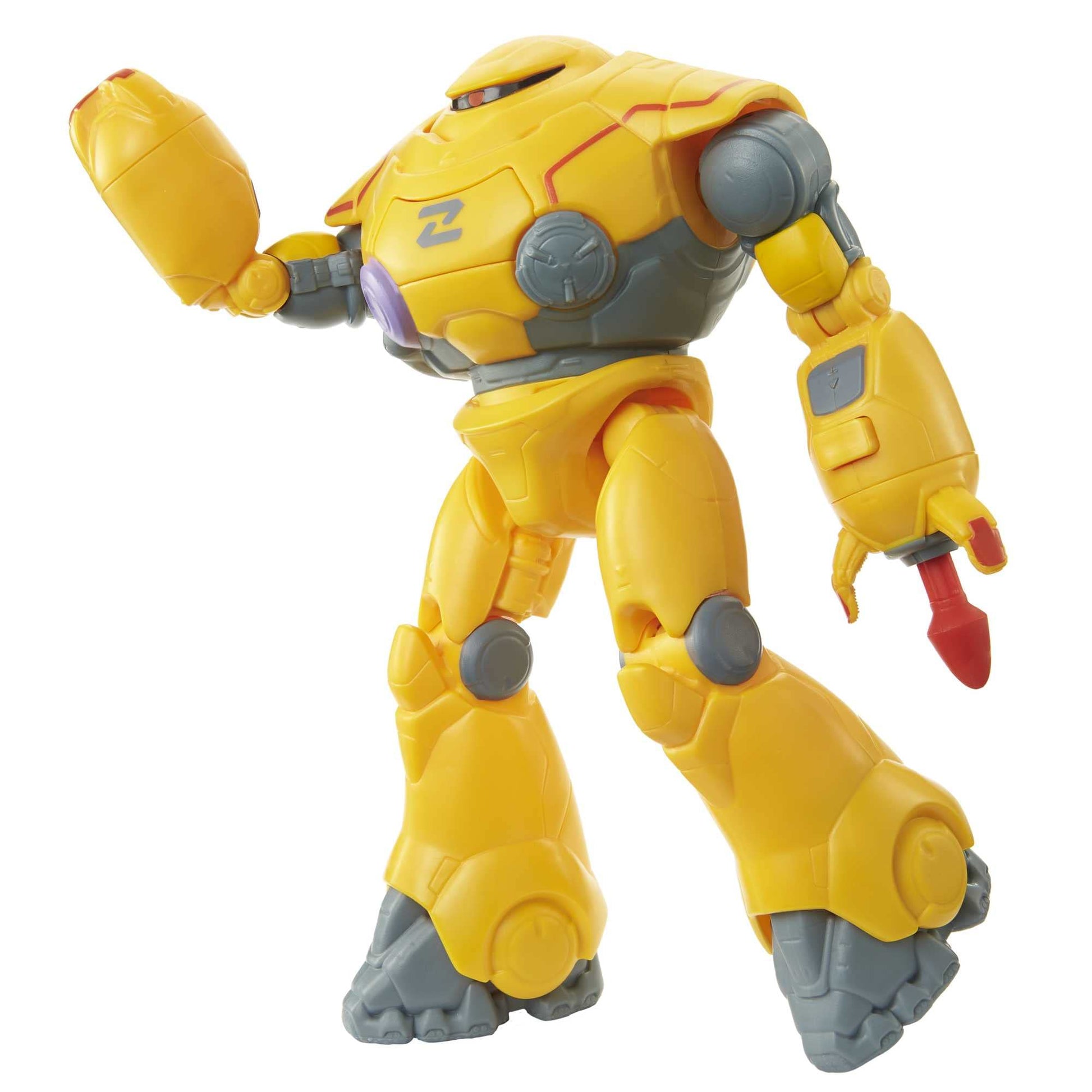 Mattel Disney and Pixar Lightyear Action Figure & Accessories, Battle Equipped Zyclops Robot Toy with Projectiles, Blasting & Eject Action
