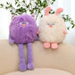 Arkdorz Cute Monster Plush Toy,12.6''Soft Monster Stuffed Animal Plush Pillow Gifts for Kids Boys Girls (Purple)